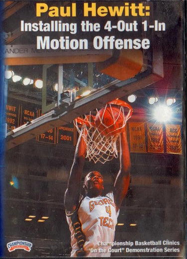 Installing The 4--out--1--in Motion by Paul Hewitt Instructional Basketball Coaching Video